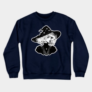 Cute Goth Astrology Witch Crewneck Sweatshirt